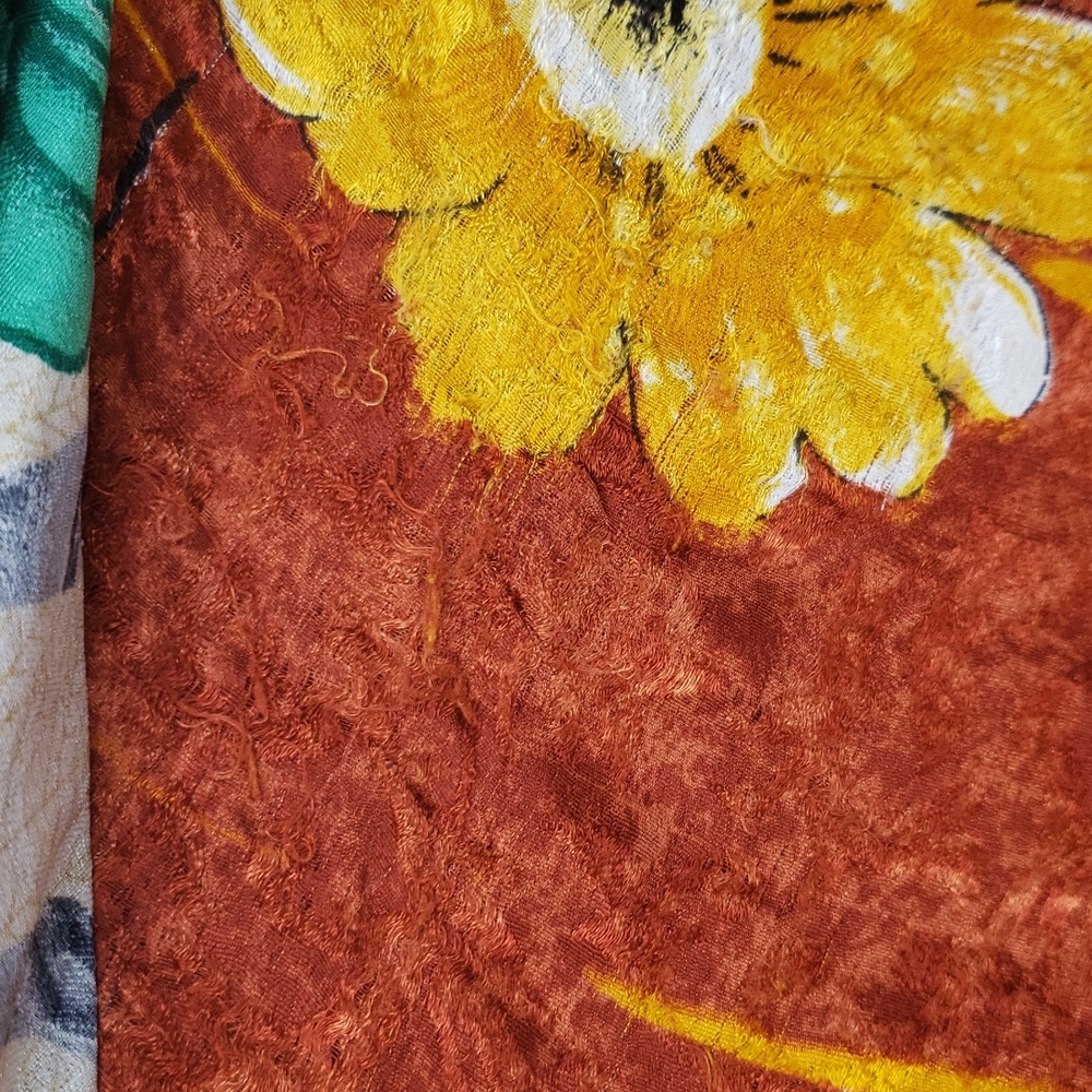 Darn Good Yarn Sari Silk Wrap Skirt Tea Goddess - Picture 16 of 16